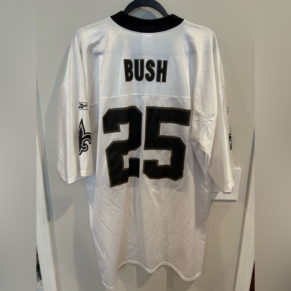 Reebok New Orleans Saints Reggie Bush #25 Mesh Jersey Men’s Size XL EUC - Picture 9 of 13